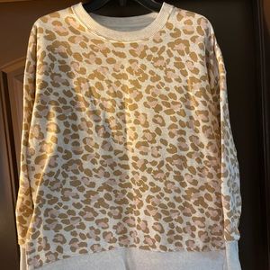 AERIE ANIMAL PRINT SWEATSHIRT